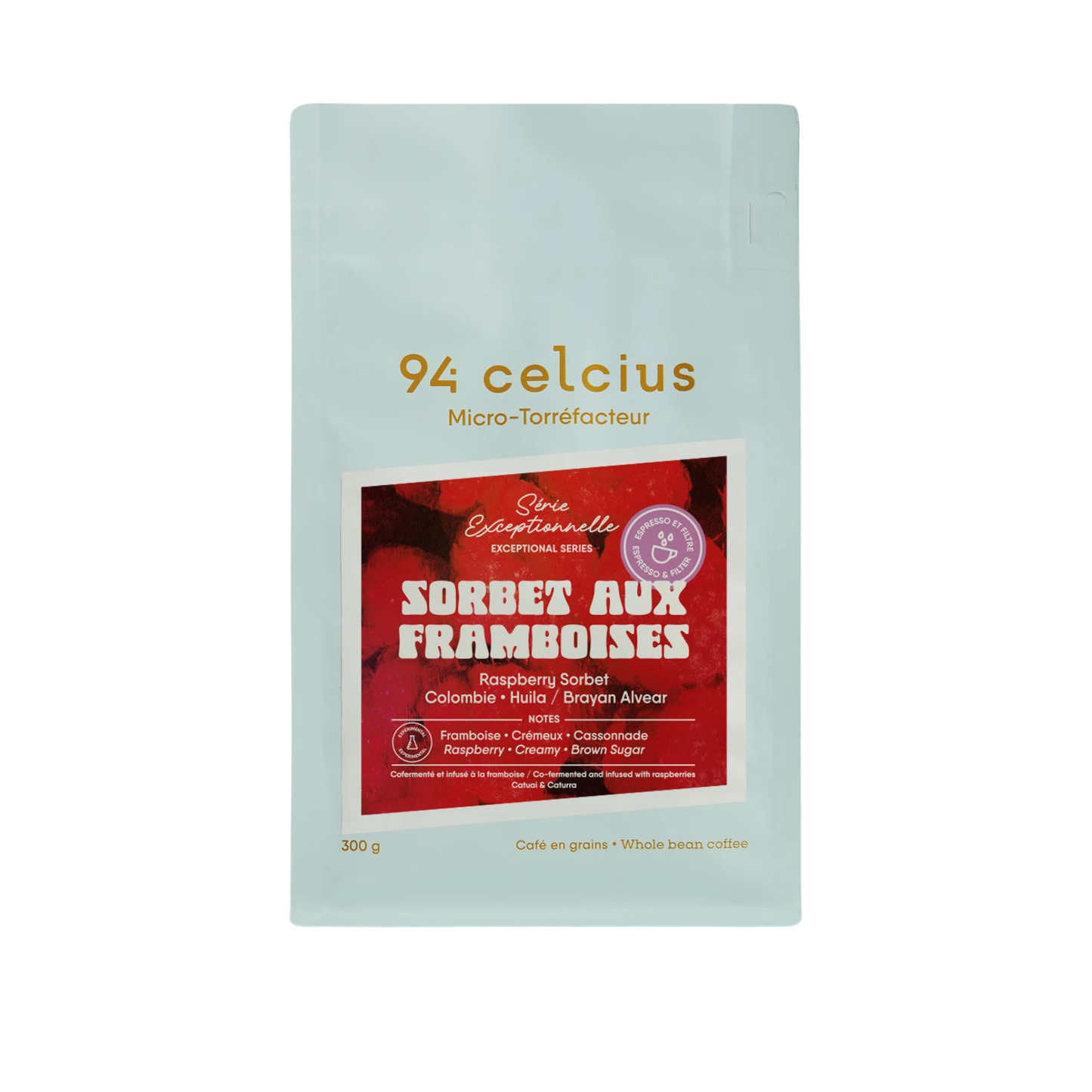94 Celcius - Colombia - Raspberry Sorbet