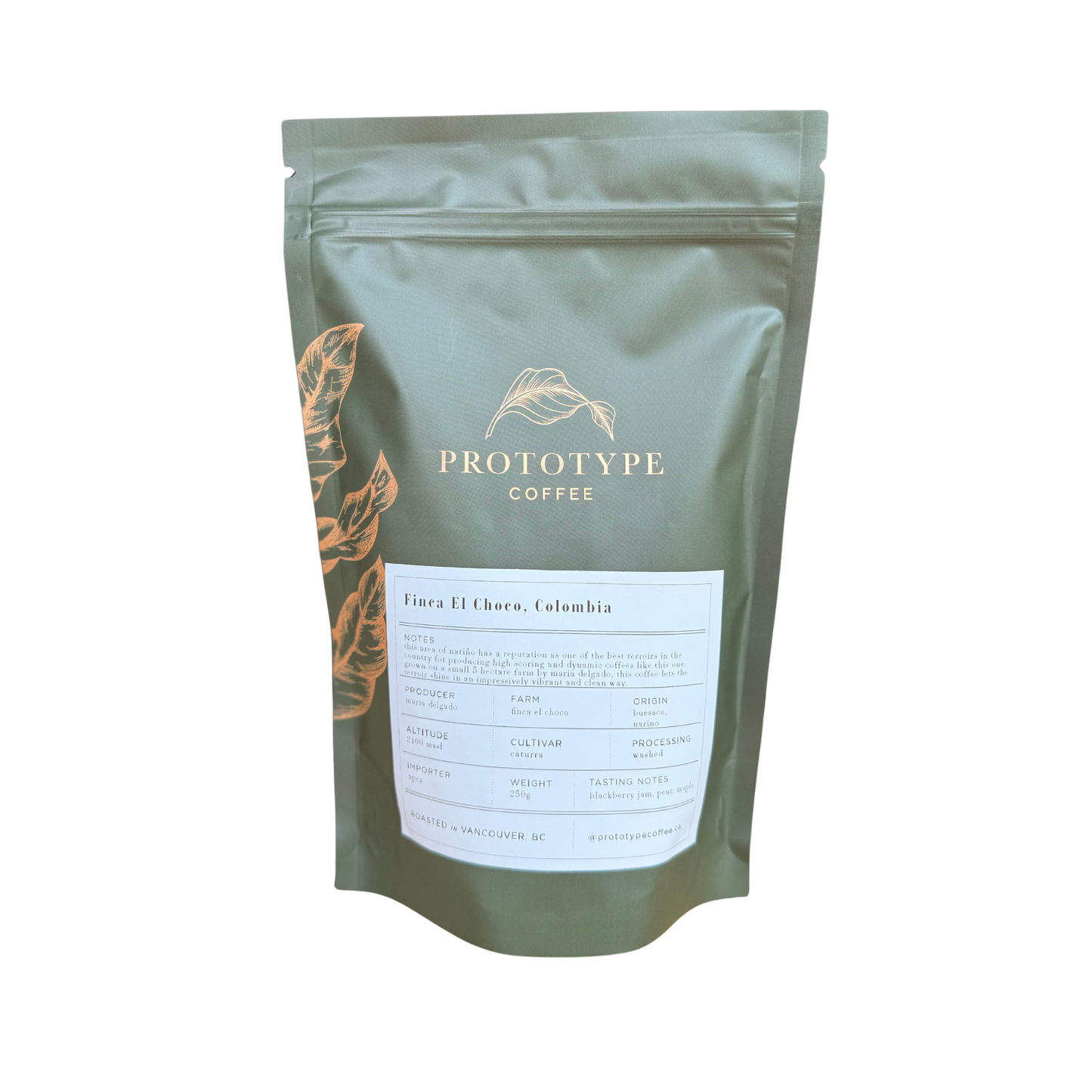 Prototype Coffee - Finca El Choco, Colombia