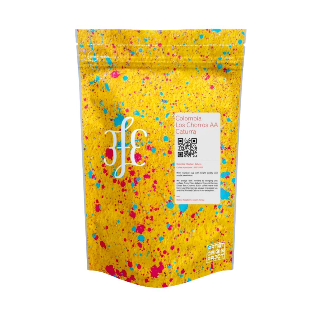 3fe Coffee - Colombia - Los Chorros AA: Washed, Caturra