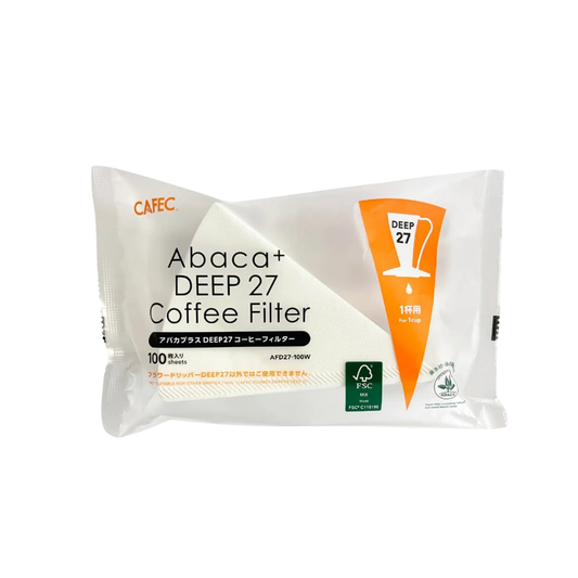 Cafec - Abaca deep 27 coffee filter