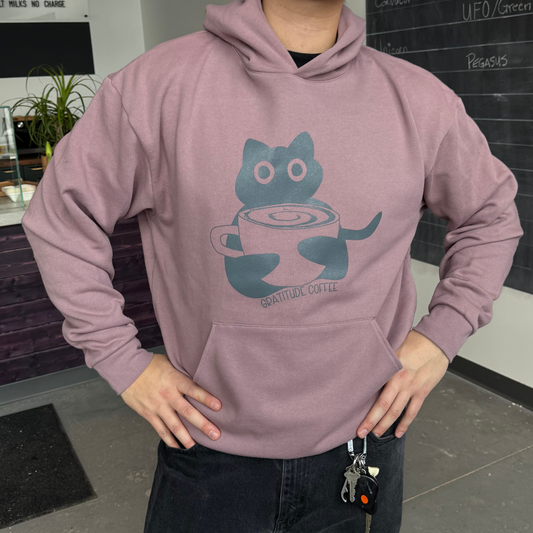 Orchid Gratitude Cat Hoodie