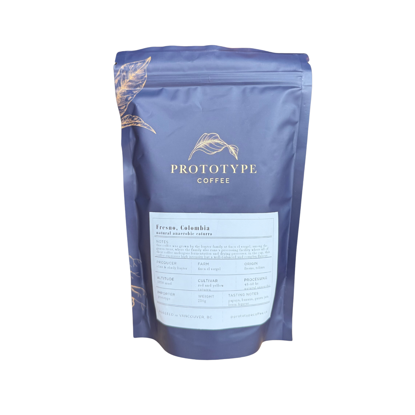 Prototype Coffee - Fresno, Natural Anaerobic, Colombia
