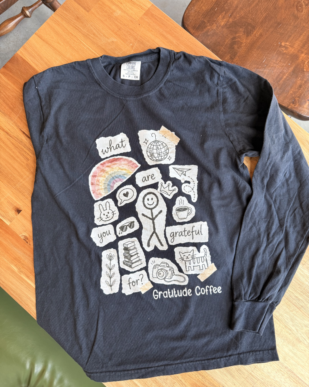 What Are You Grateful For - Heavyweight Long Sleeve Shirt